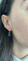 Dangling Paperclip Earrings