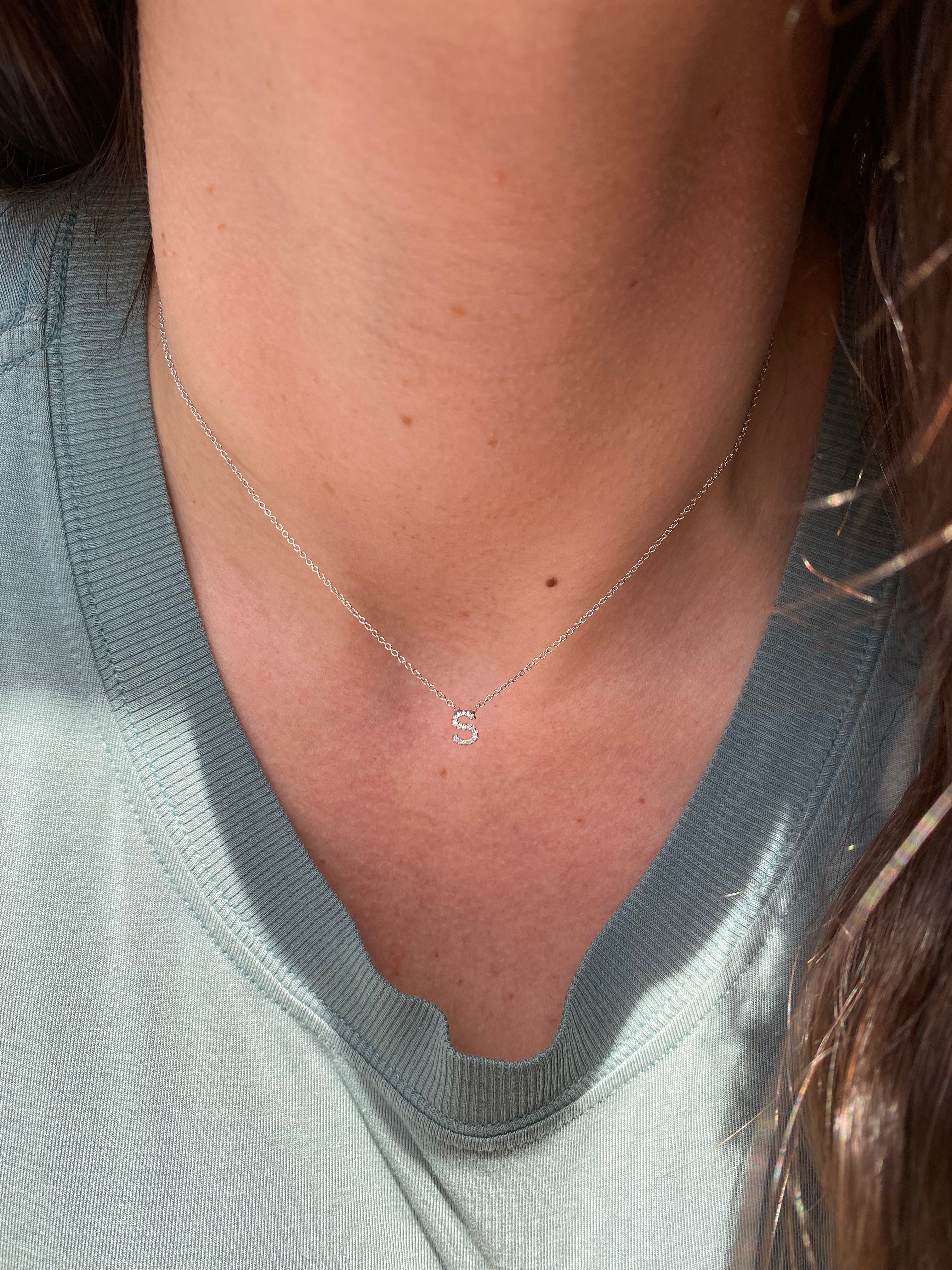 Elegant packaging of Jessica Jewellery's Diamond Initial Necklace - Ready to surprise a loved one.