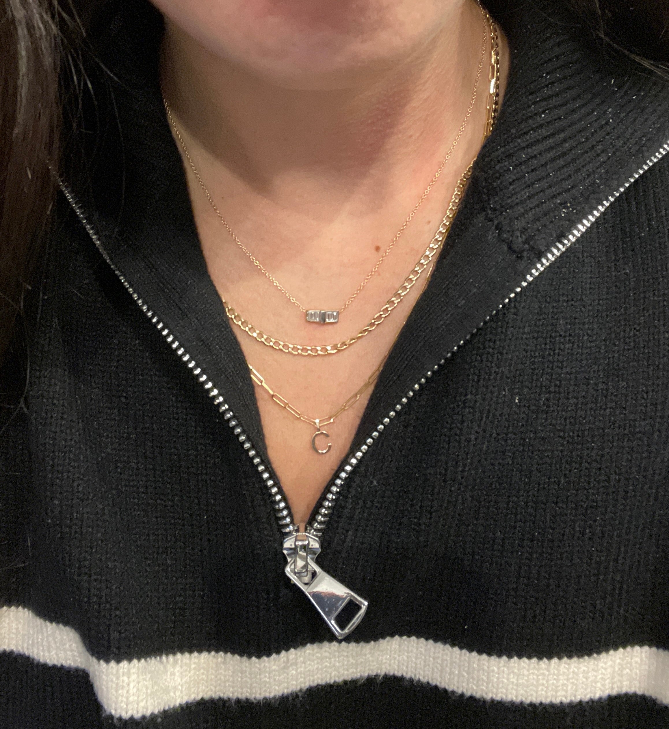 10K Gold Initial Charm
