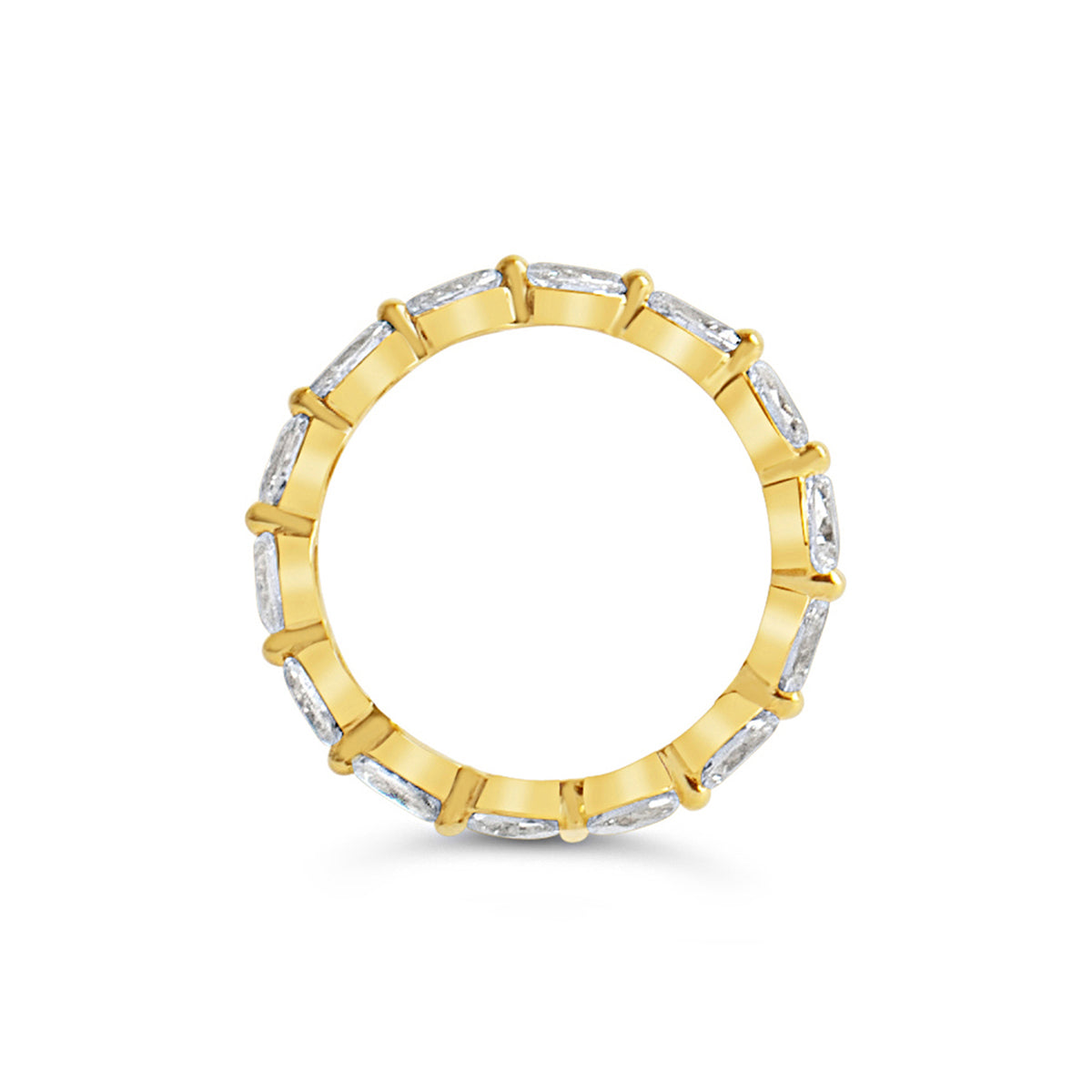 Pear Shape Eternity Band